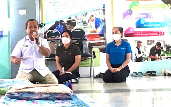 งานสัมมนาผู้ทดสอบมาตรฐฝีมือแรงงานแห่งชาติ สาขาพนักงานนวดไทย ระดับ 1